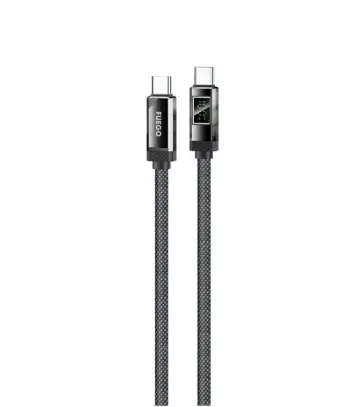 KABELL PER MOBILE FUEGO FG2C TYPE-C/TYPE-C BLACK
