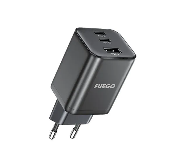 MBUSHES FUEGO USB-A/TYPE-C FG65W BLACK - 1