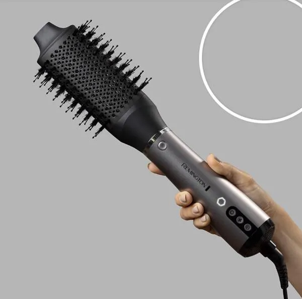 Furçë e nxehtë Remington PROluxe You AS9880, 3 koka, veshje qeramike diamond, e bardhë - 5