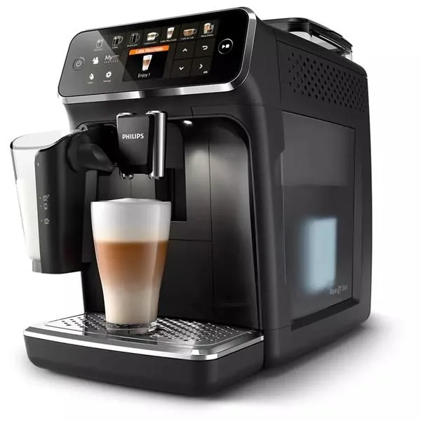 Makina automatike e kafesë Philips LatteGo EP5441/50, mulli keramik, sistem LatteGo, inox - 3