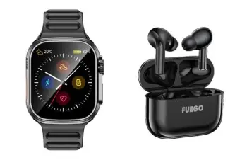 SMARTWATCH FUEGO SET HKY16 BLACK