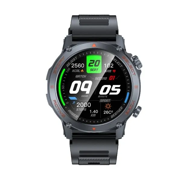 SMARTWATCH FUEGO HK52 BLACK - 1