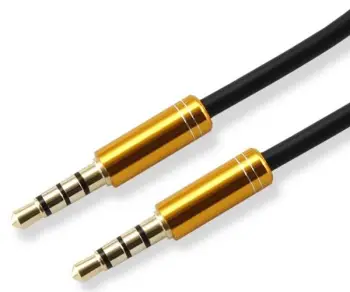 KABELL AUX S-BOX 3.5-3.5M/M 1.5M GOLD