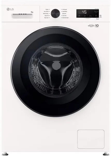 Lavatriçe LG ThinQ, 9 kg, 1400 rpm, me avull, e bardhë - 1