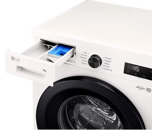 Lavatriçe LG ThinQ, 9 kg, 1400 rpm, me avull, e bardhë - 6