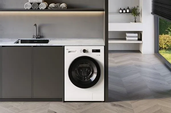 Lavatriçe LG ThinQ, 9 kg, 1400 rpm, me avull, e bardhë - 10