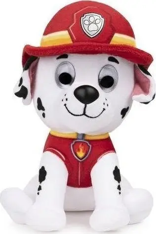 Lodër pelushi Paw Patrol Marshall, 30cm, për fëmijë, shumëngjyrëshe