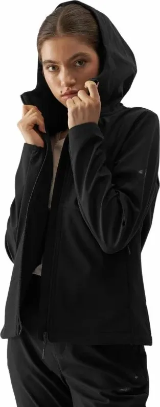 Jakne softshell 4f femra, e zezë - 6