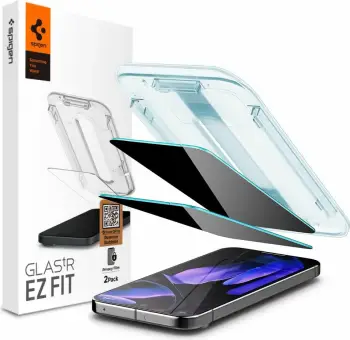 Mbrojtës ekrani Spigen Glas.TR Ez Fit Privacy, për Google Pixel 9 / 9 Pro, 2 copë