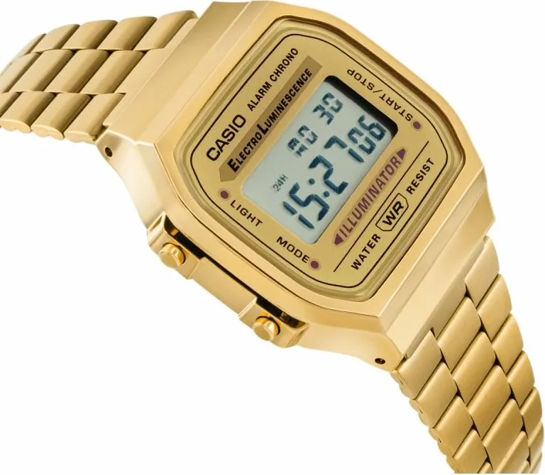 Orë dore unisex Casio vintage, ari - 3