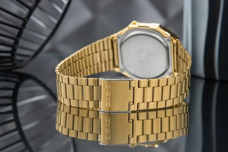 Orë dore unisex Casio vintage, ari - 7