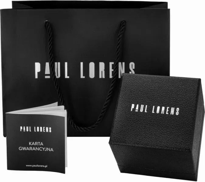 Orë dore për meshkuj Paul Lorens, e zezë - 6