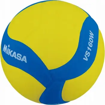 Top volejboll për fëmijë Mikasa, blu dhe i verdhë