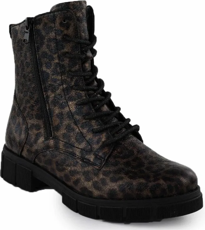 Çizme femra Rieker Remonte D2S72-90, leopard kafe - 1