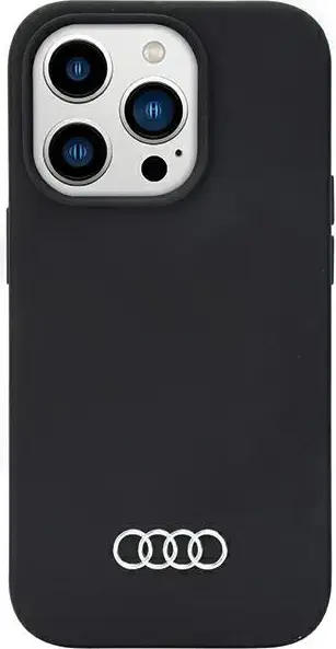 Mbështjellës Audi Silicone Case për iPhone 14 Pro 6.1", i zi