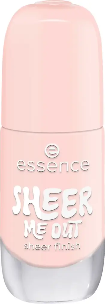 Essence gel nail polish 04 SHEER ME OUT