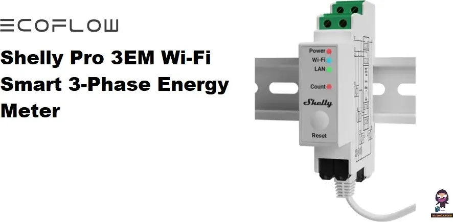 Matës i mençur EcoFlow × Shelly Smart Meter - Shelly Pro 3EM - 3
