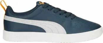Atlete për fëmijë Puma Rickie Jr, të bardha dhe blu deti