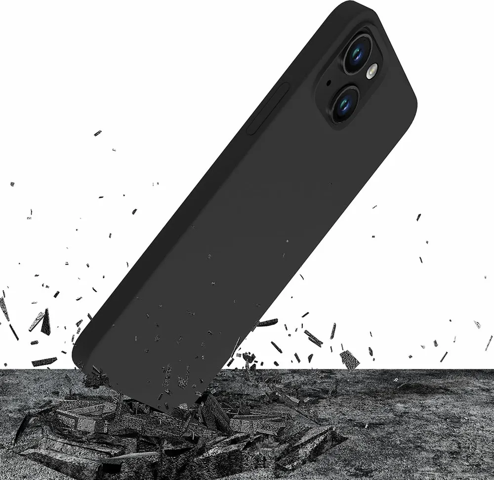 Mbështjellës silikon për iPhone 14 Plus 3mk, i zi - 3