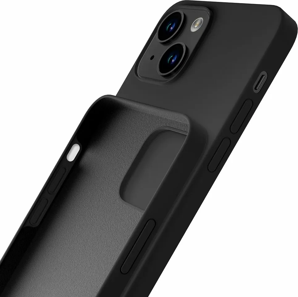 Mbështjellës silikon për iPhone 14 Plus 3mk, i zi - 5