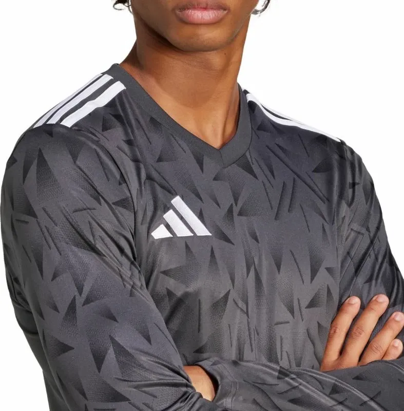 Fanellë e gjatë për meshkuj adidas, gri - 5