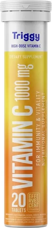 Vitamina C 1000mg – Vitamina C për Imunitet të Fortë (20 tableta eferveshente) - 1