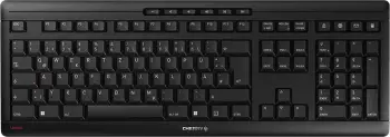 Tastierë Cherry JK-8550DE-2, layout gjerman (DE), me USB-C për karikim, e zezë