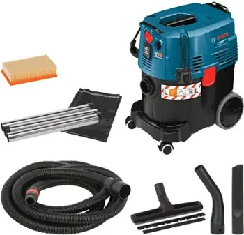 Fshesë industriale Bosch GAS 35 L AFC Professional, 35L, thatë & lagësht, zi/blu