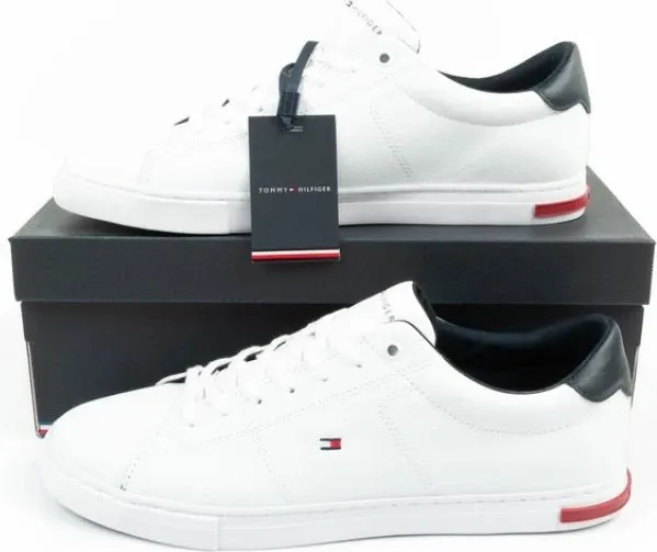 Këpucë për meshkuj Tommy Hilfiger, të bardha - 10