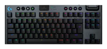 Tastierë gaming pa kabllo, Logitech G915 X Lightspeed TKL 920-012757, US-Int layout, RGB, e zezë