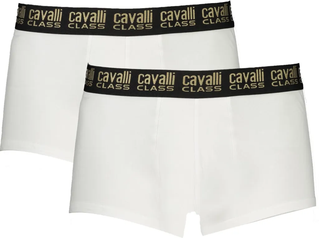 Të brendshme boxer Cavalli Class meshkuj, të bardha - 1