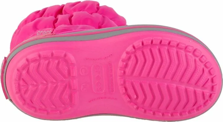 Çizme dimri për vajza Crocs, të kuqe - 4