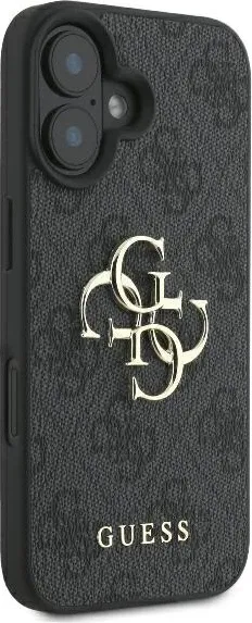 Mbështjellës Guess 4G Big Logo për iPhone 16, 6.1", i zi - 2