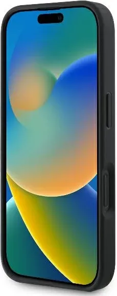 Mbështjellës Guess 4G Big Logo për iPhone 16, 6.1", i zi - 3