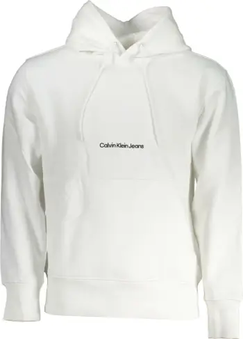Duks Calvin Klein pa zip për meshkuj, të bardhë