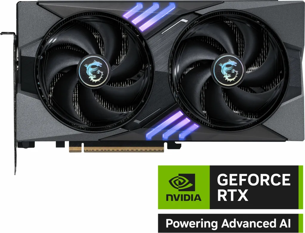 Kartelë grafike MSI RTX 5060 Ti 16GB GDDR7 e zezë - 1