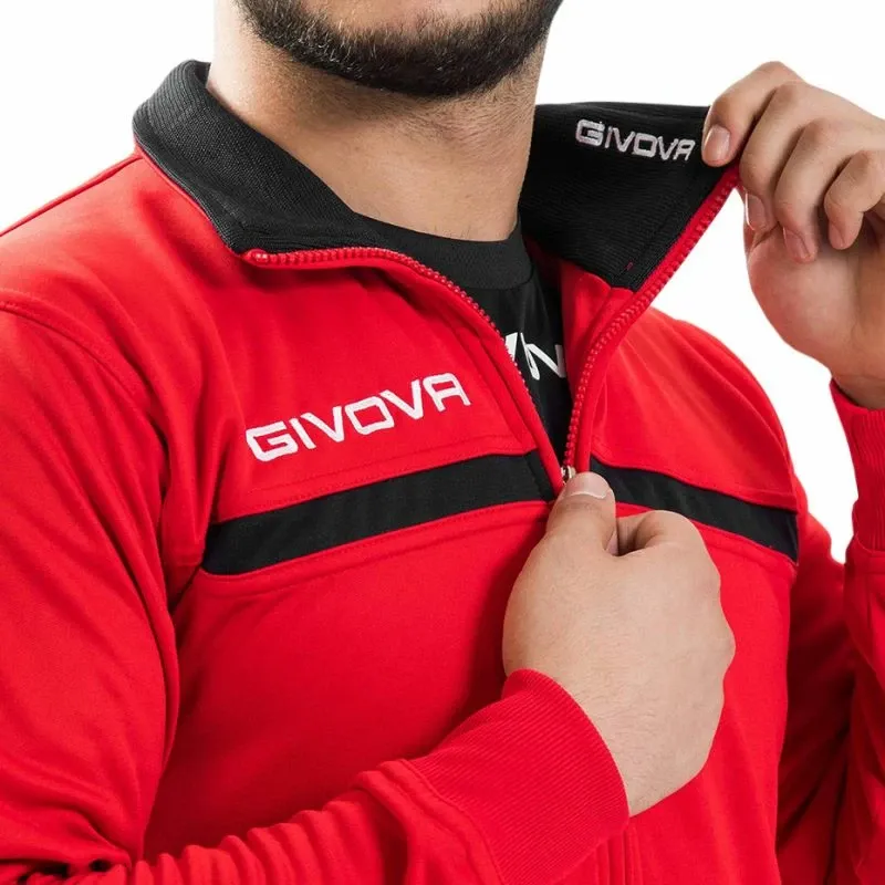 Trenerka për meshkuj Givova, e kuqe dhe e zezë - 3