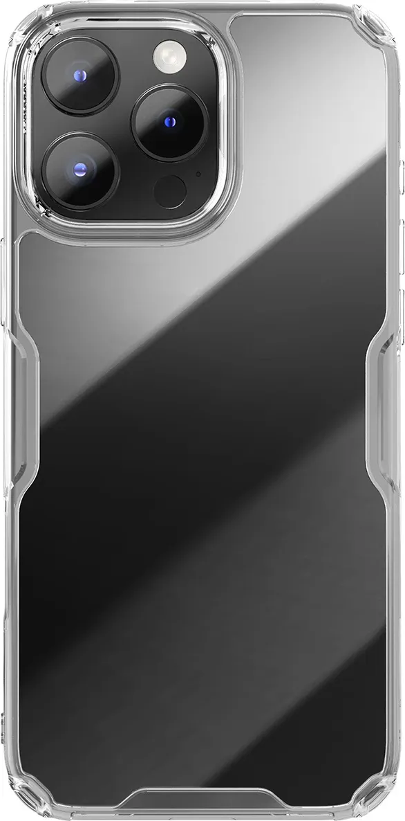 Mbështjellës Nillkin Nature Pro për iPhone 16 Pro, transparent dhe bardhë - 1