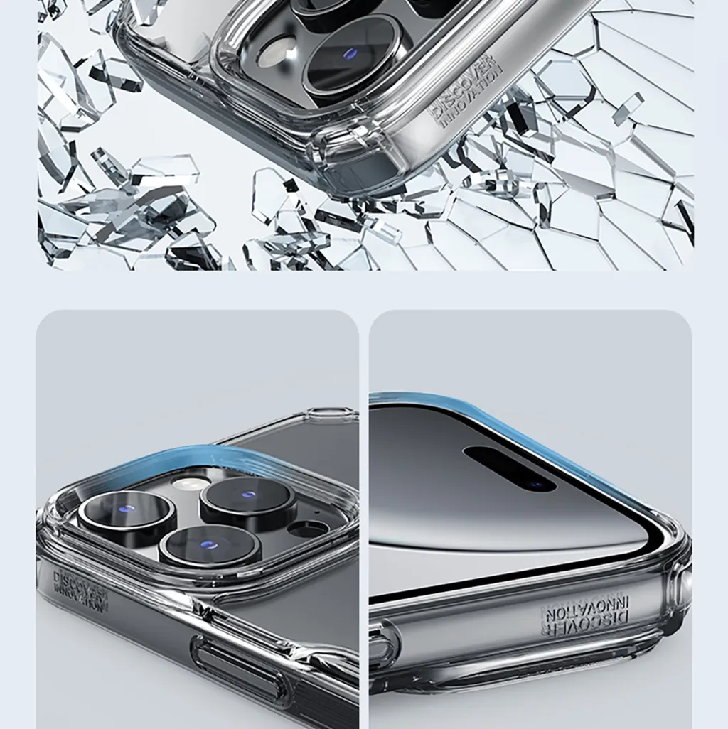 Mbështjellës Nillkin Nature Pro për iPhone 16 Pro, transparent dhe bardhë - 11