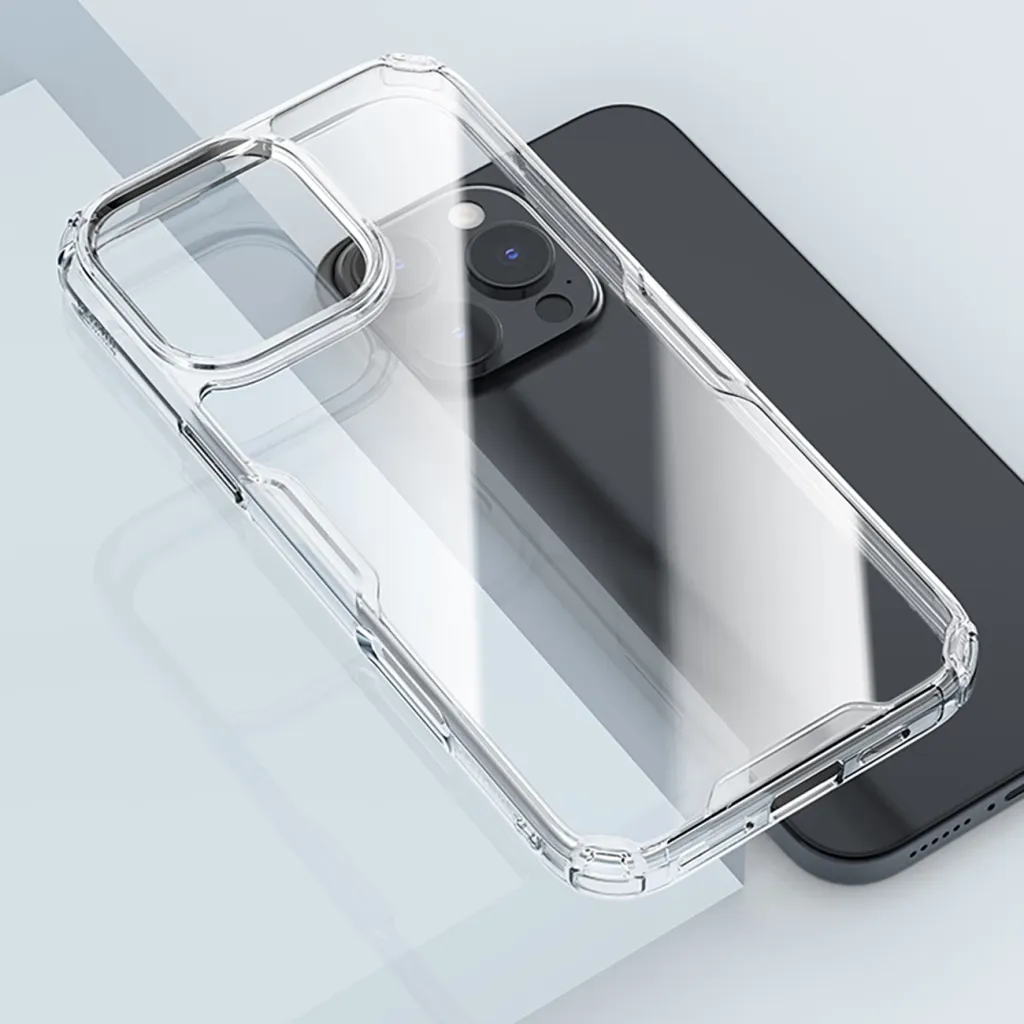 Mbështjellës Nillkin Nature Pro për iPhone 16 Pro, transparent dhe bardhë - 8
