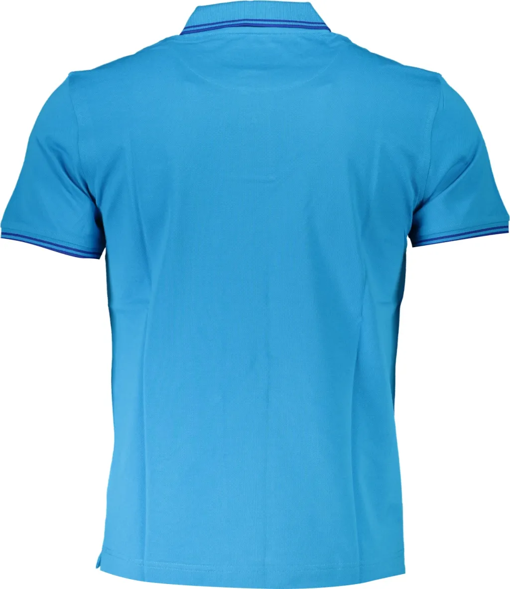 Polo shirt HARMONT & BLAINE meshkuj, e kaltër e çelët - 2