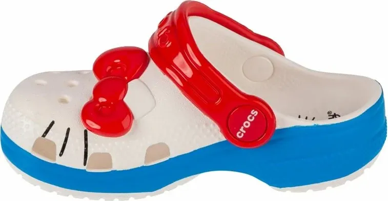 Papuqe Crocs për fëmijë, Hello Kitty, të bardha - 2