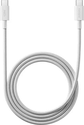 Kabllo USB-C në USB-C Xiaomi 6A, 120W, 1m, bardhë