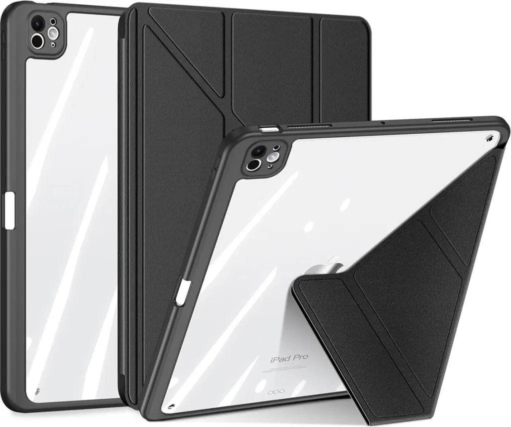 Mbulesë tablet DUX DUCIS Magi Series për iPad Pro 13 M4, me mbajtëse stylus, e zezë - 1