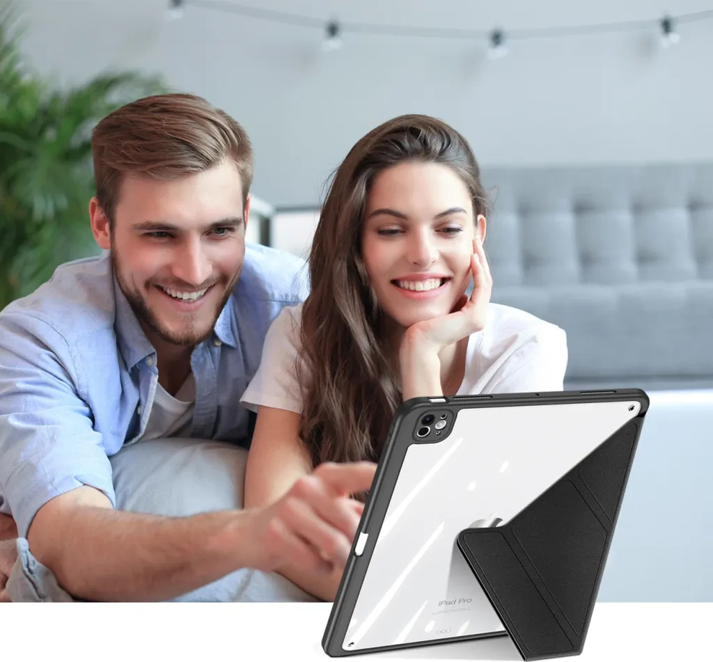 Mbulesë tablet DUX DUCIS Magi Series për iPad Pro 13 M4, me mbajtëse stylus, e zezë - 4