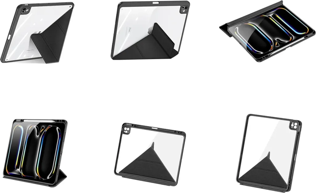 Mbulesë tablet DUX DUCIS Magi Series për iPad Pro 13 M4, me mbajtëse stylus, e zezë - 5