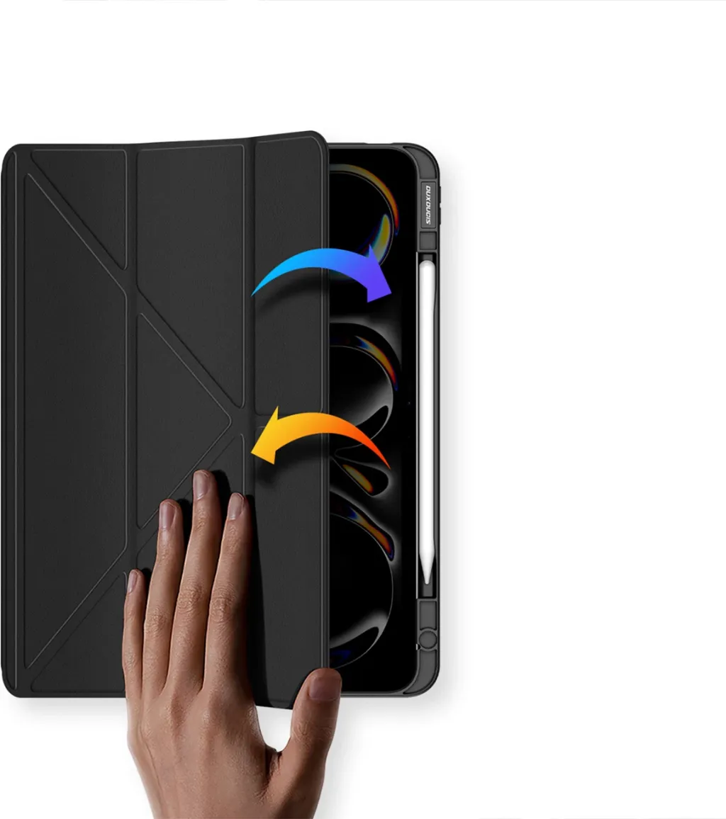 Mbulesë tablet DUX DUCIS Magi Series për iPad Pro 13 M4, me mbajtëse stylus, e zezë - 9