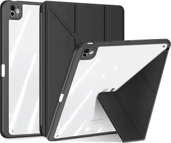 Mbulesë tablet DUX DUCIS Magi Series për iPad Pro 13 M4, me mbajtëse stylus, e zezë
