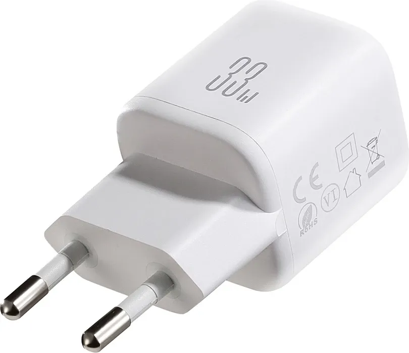Karikues muri Joyroom JR-TG7 33W USB-A + USB-C (EU) i bardhë - 4