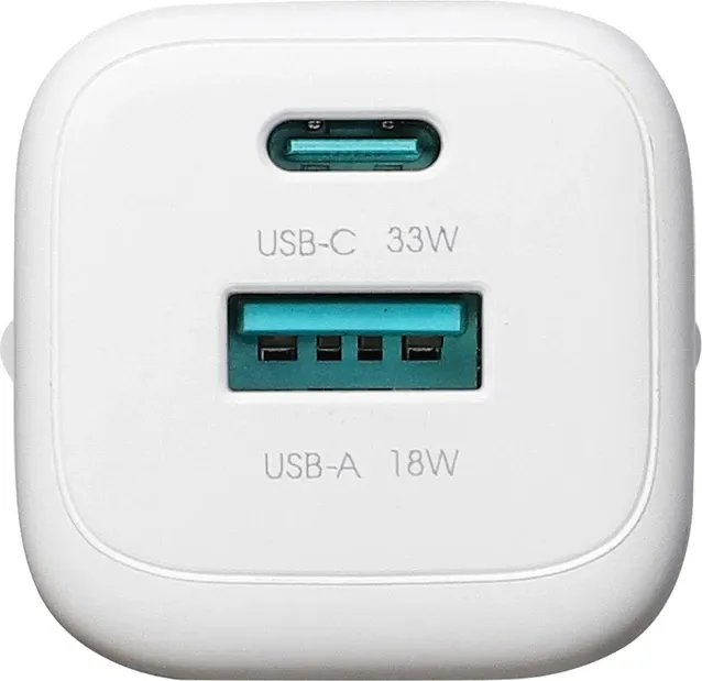 Karikues muri Joyroom JR-TG7 33W USB-A + USB-C (EU) i bardhë - 5